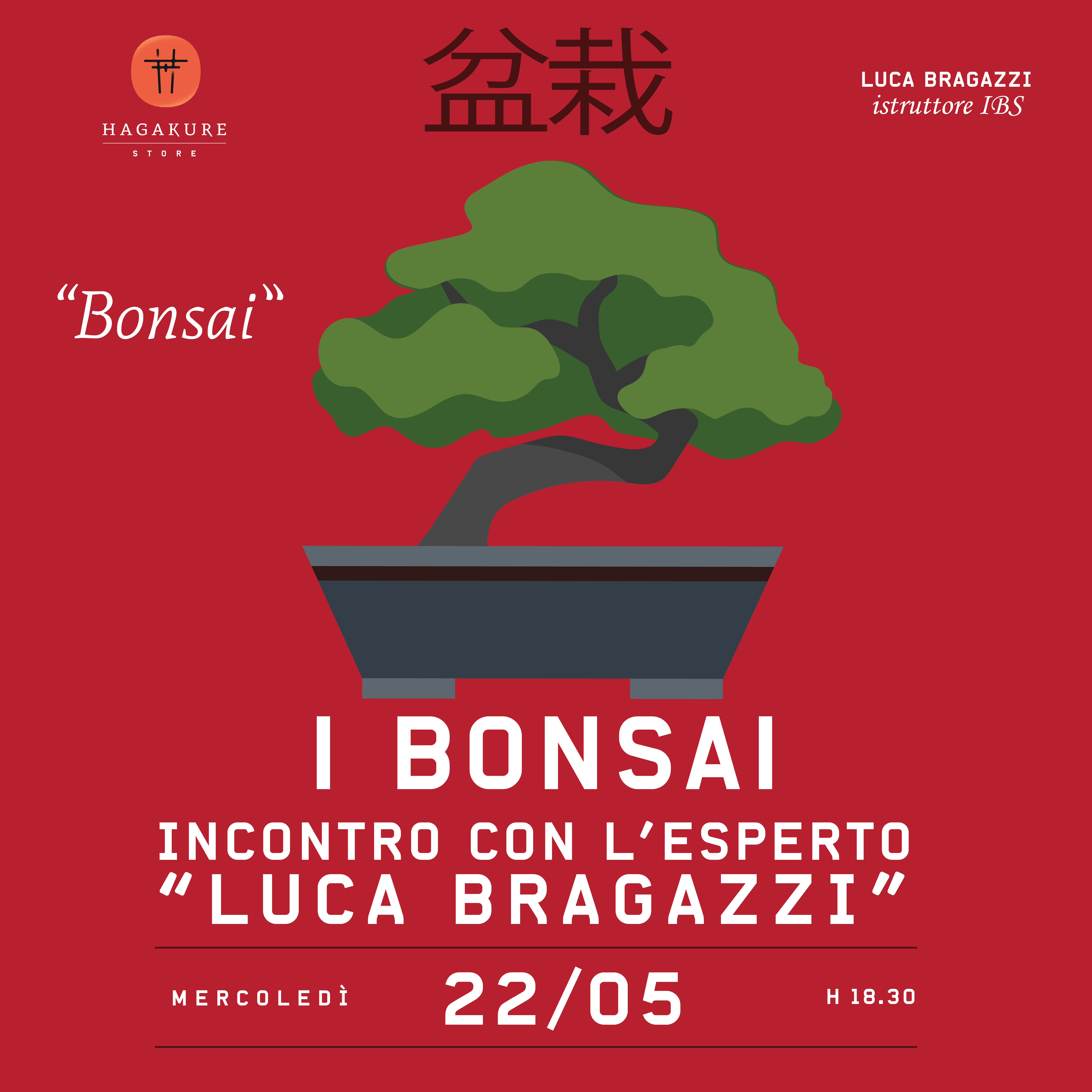 I bonsai - Incontro con l'esperto "Luca Bragazzi"